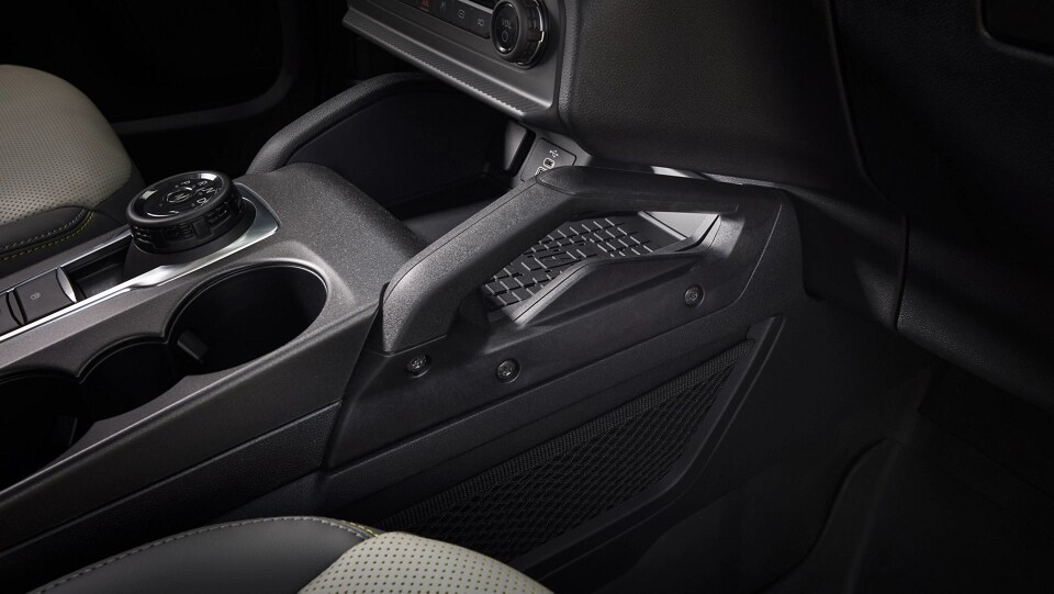 Intérieur du Ford Bronco Sport® 2025 avec poignée du côté passager