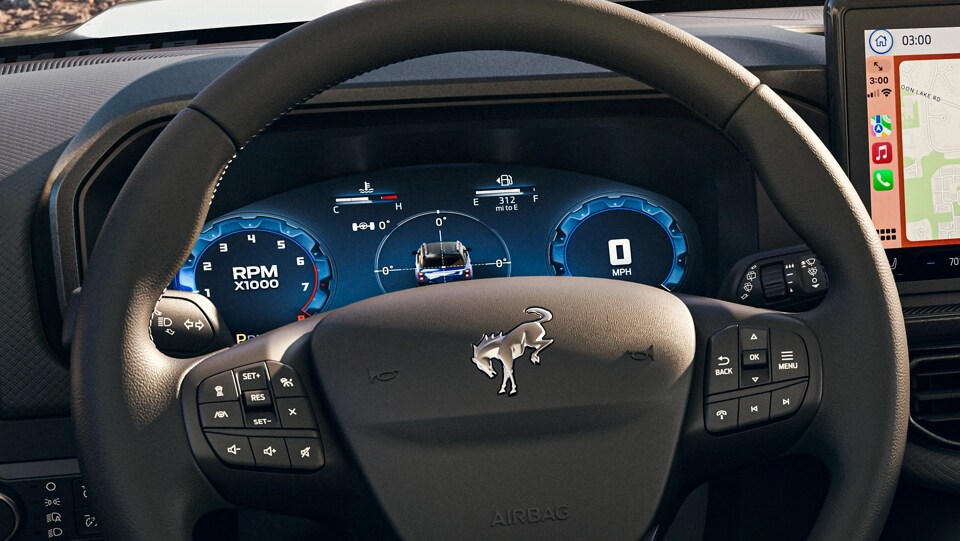Intérieur du Ford Bronco Sport® 2025 avec tableau de bord numérique