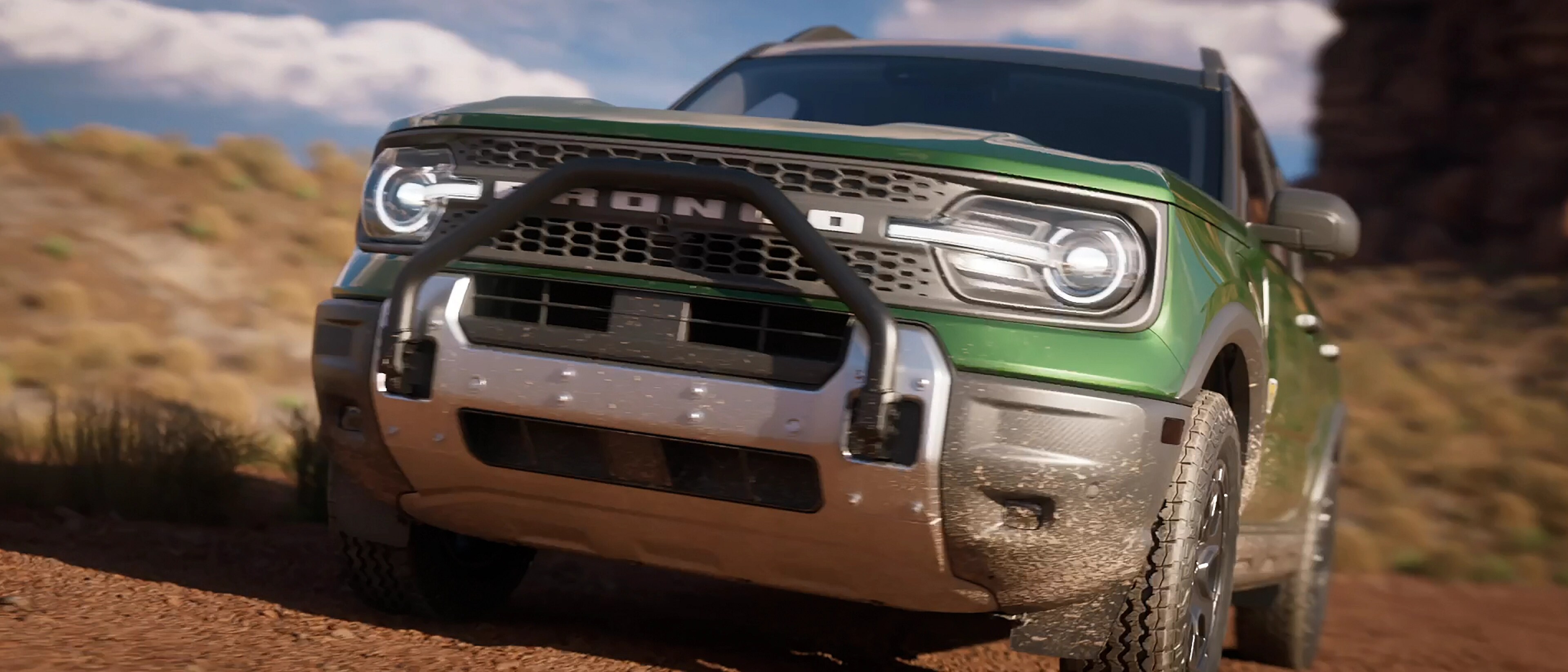 Ford Bronco Sport® 2025 stationné avec pare-broussaille avant en option