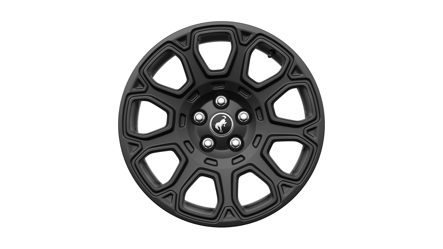 Jantes du Ford Bronco Sport® 2025 peintes en noir mat