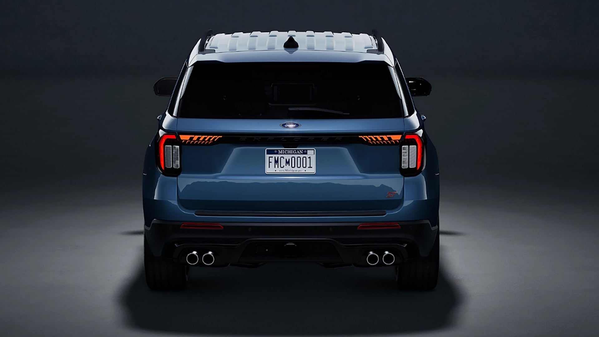 Vue arrière d’un VUS Ford Explorer® 2025