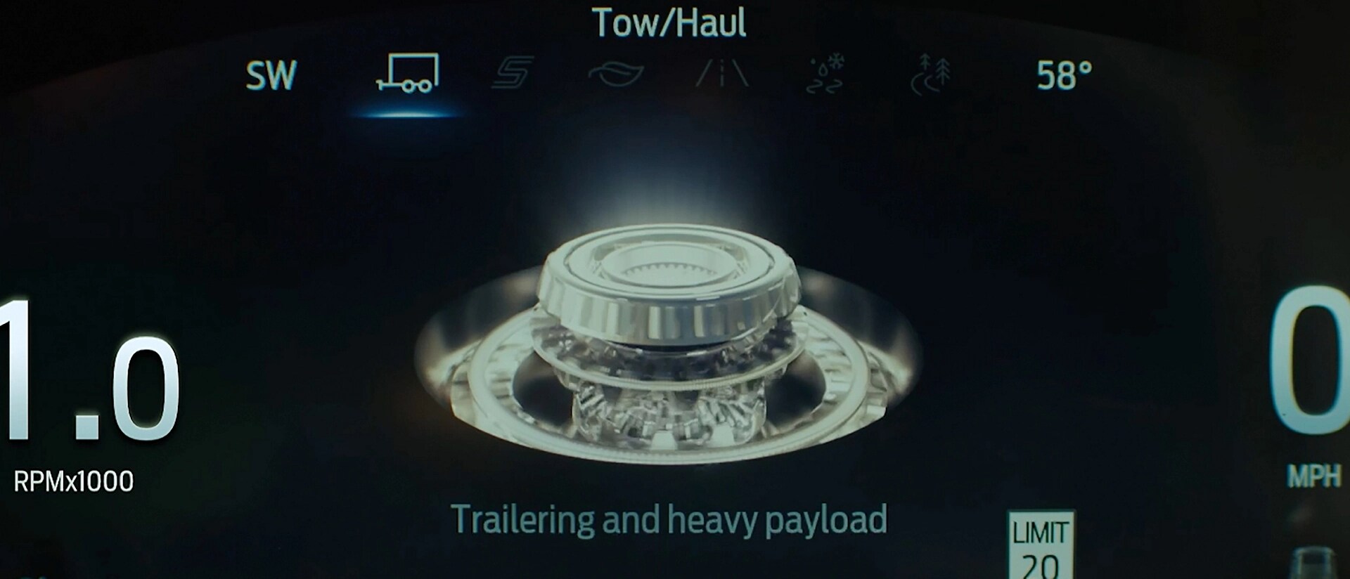 Un Ford Explorer® 2025 sur un chemin de terre