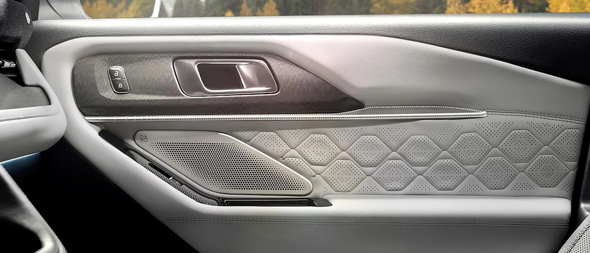 Intérieur de la portière du Ford Explorer® Platinum® 2025