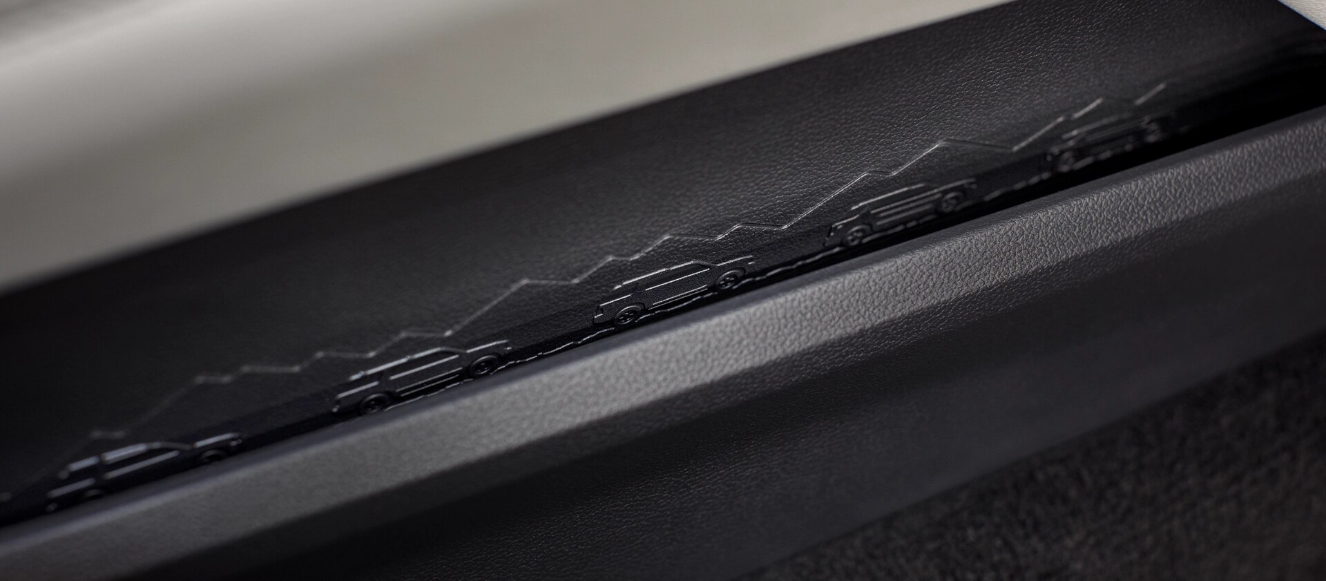 Panneau intérieur du Ford Explorer® 2025 avec motif extérieur