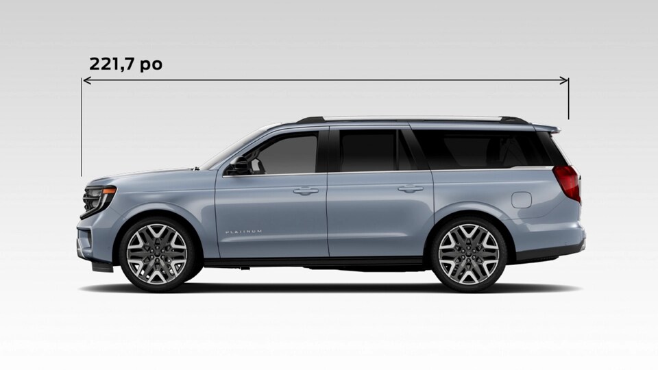 Profil latéral d’un VUS Ford Expedition® MAX 2025