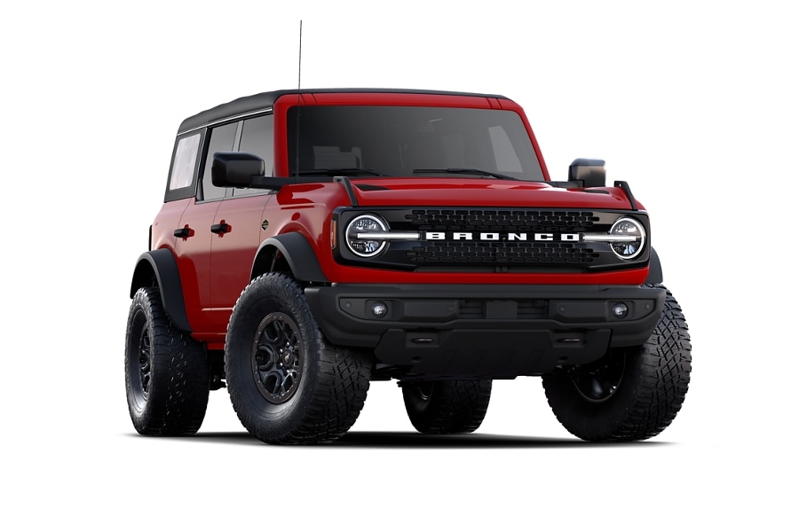 Ford Bronco® Wildtrak™ quatre portières 2024 en rouge course