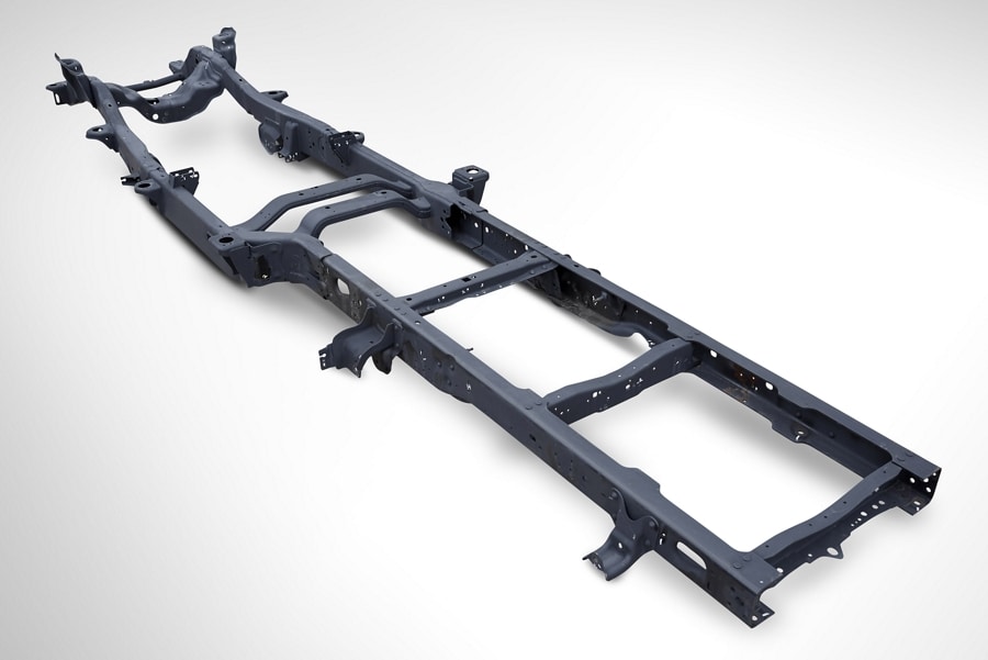 Un cadre en acier haute résistance Ford Super Duty® 2025