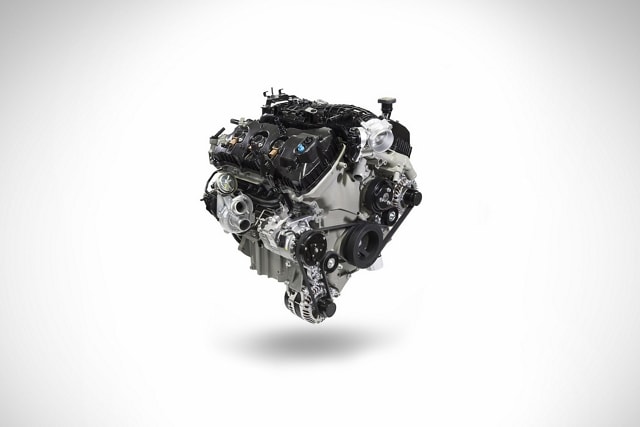 Gros plan sur le moteur EcoBoost® V6 de 3,5 L